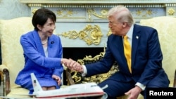 Japanska premijerka Sanae Takaiči na sastanku s predsednikom SAD Donaldom Trampom u Beloj kući, 19. mart 2026