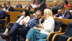 Milorad Dodik, na sjednici Skupštine RS i dalje se predstavlja kao predsjednik Republike Srpske iako mu je mandat pravosnažno oduzet, Banjaluka, 22.08.2025. godine