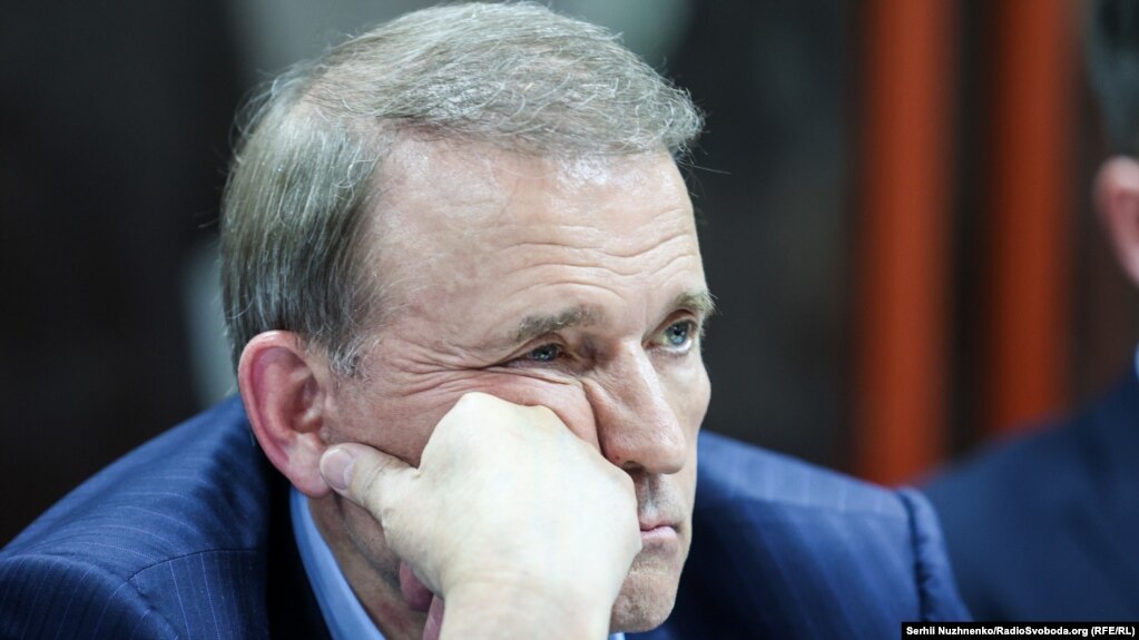 Суд обирає запобіжний захід для Віктора Медведчука, підозрюваного у державній зраді. Київ, 13 травня 2021 року