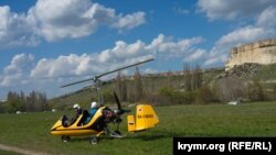 Неподалеку от Белой скалы упал гироплан, Крым, 1 мая 2021 года