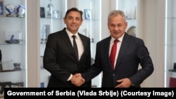 Potpredsednik Vlade Srbije Aleksandar Vulin sastao se sa sekretarom Saveta bezbednosti Ruske Federacije Sergejom Šojguom, Moskva, 9. septembar 2024. 