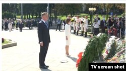 Zua independenței, 27 august 2021,Chișinău, președinta Maia Sandu și președintele Poloniei Andrzej Duda