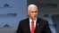U.S. Vice President Mike Pence delivers a speech during the 55th Munich Security Conference in Munich on February 16.