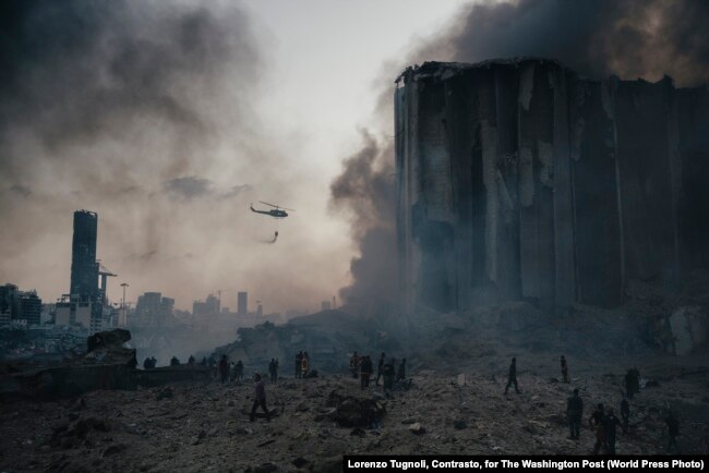 عکس برگزیده ورلدپرس فوتو از انفجار در بندر بیروت