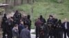 Armenia -- Special police at the site of a violent clash in Yerevan between two rival groups of armed men, 17 April 2010. (Photo courtesy of Gagik Shamshian.)