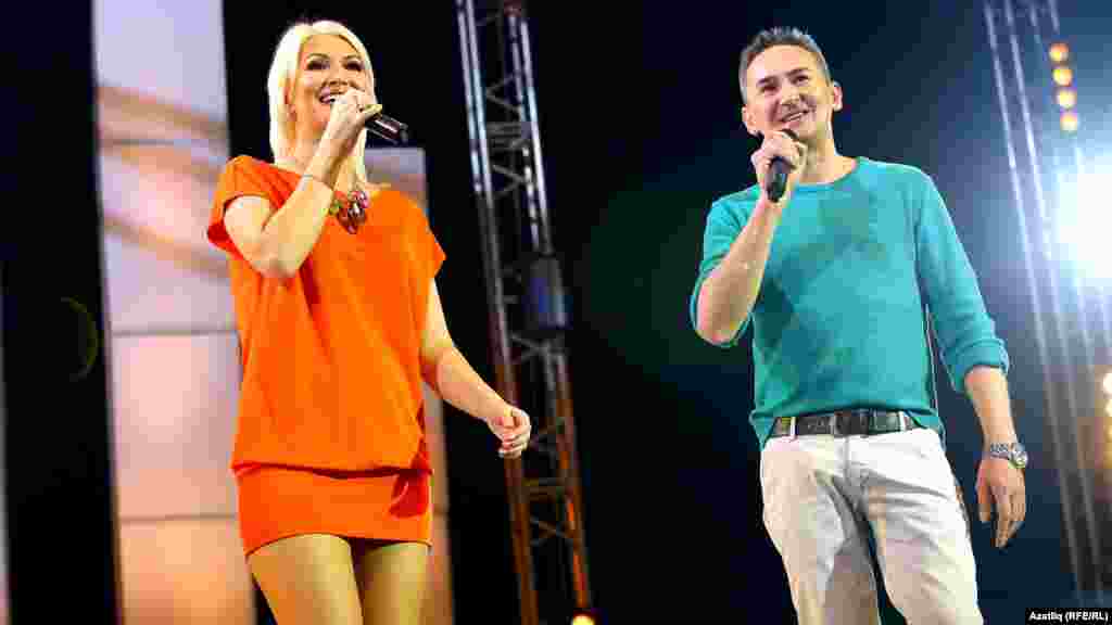 Җырчы Ландыш Нигъмәтҗанова һәм дизайнер Рөстәм Исхаков