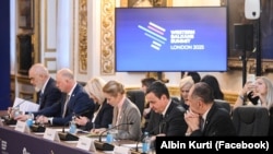 Lideri na samitu u Londonu, 22. oktobar 2025.
