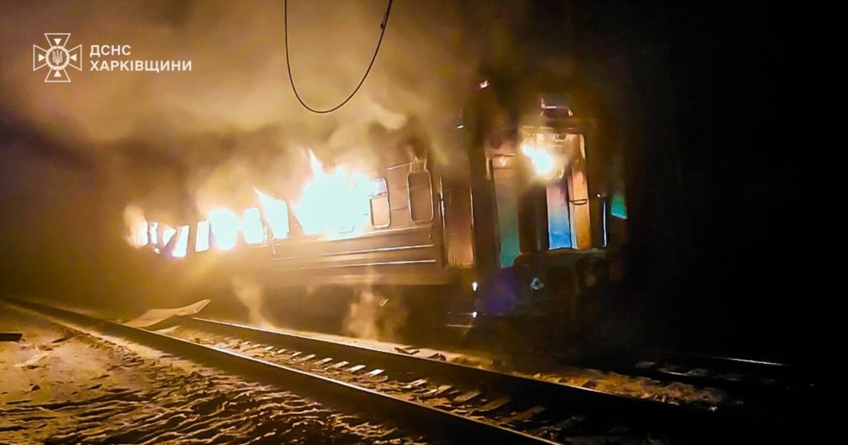 Три жертви внаслідок російського удару по пасажирському поїзду на Харківщині