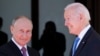 Русия президенты Владимир Путин һәм АКШ президенты Джо Байден. Женева, 16 июнь 2021