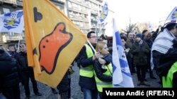 Protest Inicijative Ne davimo Beograd, 2017.