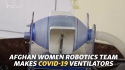 Afghan Women Robotics Team Makes COVID-19 Ventilators