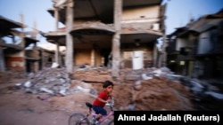 Газа шаары бомбалоодон кийин. Май 2021-жыл