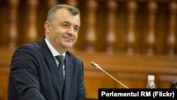 Prim-ministrul Ion Chicu în Parlament