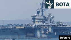 Aeroplanmbajtësi USS Abraham Lincoln që është nisur drejt Lindjes së Mesme. Fotografi nga arkivi. 