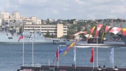 Генеральная репетиция морского парада в Севастополе ко Дню ВМФ (видео)