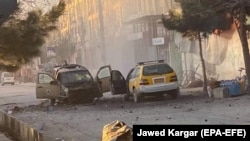 آرشیف، انفجار ماین مقناطیسی بر یک موتر نظامی در شهر کابل. December 28, 2020