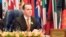 U.S. envoy to the coalition against Islamic State Brett McGurk attends a conference in Bayan, Kuwait, in February.