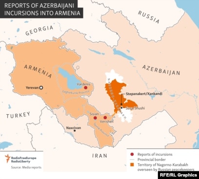 Azerbaijan demands Armenia hand over 8 villages it says are 'under  occupation