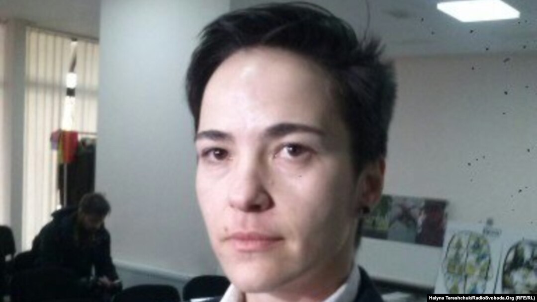 Ukrainian LGBT activist Olena Shevchenko 