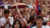 Armenia -- Opposition supporters rally in Yerevan on July 2, 2009.