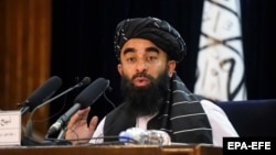 "Талибан" қозғалысының ресми өкілі Забиулла Мужахид.