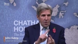 John Kerry Speaks In Defense Of 'Iran Deal' At Chatham House Event
