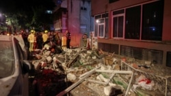 نقطه‌ای در شهر رامات گان در حومه تل‌آویو که بامداد چهارشنبه هدف موشک قرار گرفت