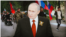 Коллаж: Путин и парад участников войны в Украине