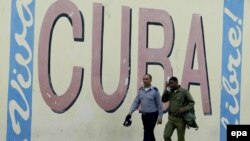 საილუსტრაციო ფოტო არქივიდან. კუბის პოლიციის თანამშრომლები