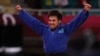 Елдос Сметов Токио олимпиадасында қола жүлдеге таласта жеңіске жеткен сәт. 24 шілде 2021 жыл.