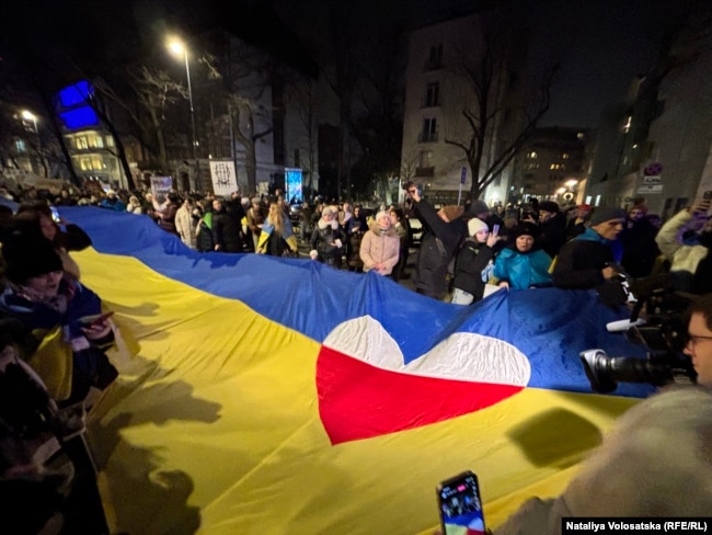 Акція на підтримку України у Варшаві, 2025 рік