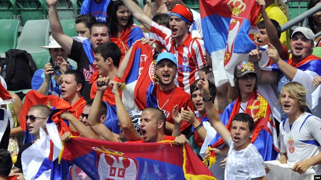 Serbian fans hurled insults during the Australian Open - and so did the Croatians