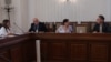 Заседание на номинационната комисия, 11 август 2021 г. На снимката (от ляво надясно): главният секретар на МП Венера Милова, главният секретар на омбудсмана Айсун Акджиев, зам.-председателят на Сметната палата Силвия Къдрева и членът на ВКС Калин Калпакчиев.