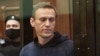 Russian opposition leader Aleksei Navalny at a court hearing earlier this year. 