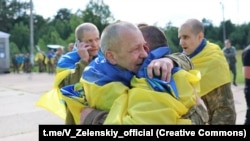 Украінскія вайскоўцы, вызваленыя з расейскага палону, 26 чэрвеня 2025