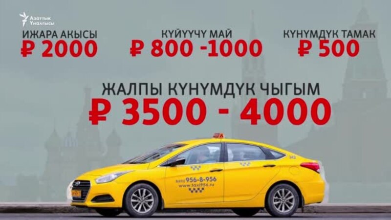 Москва: таксисттердин түмөн түйшүгү