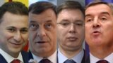 Nikola Gruevski, Milorad Dodik, Aleksandar Vučić i Milo Đukanović