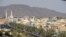 نمایی از شهر مرزی نجران در جنوب غربی عربستان سعودی که هدف حمله پهپادی حوثی‌ها قرار گرفت