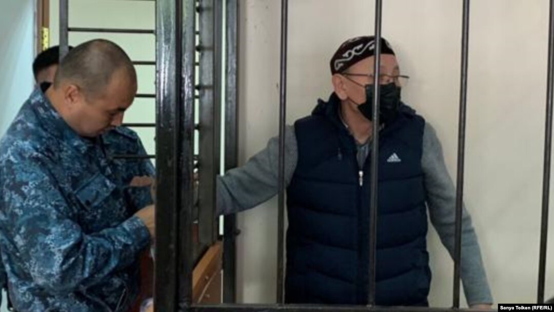 Активист Серик Жахин в суде по его делу. Нур-Султан, 16 сентября 2019 года.
