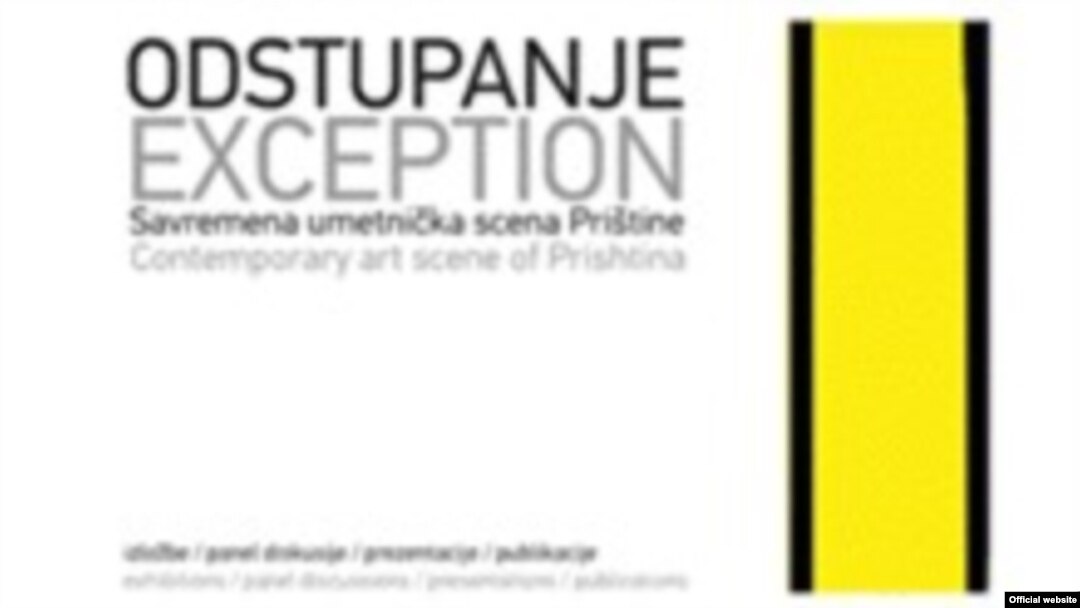 logo izložbe "Odstupanje"