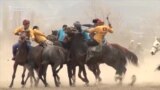 Horsemen Fight For Dead Goat in Kyrgyz Sport Of Kok-Boru