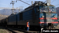 Ադրբեջանական բենզինով բեռնված գնացքը ժամանում է Հայաստան, 19-ը դեկտեմբերի, 2025թ.