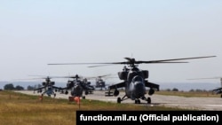 Учения российской авиации на Крымском полуострове