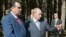 Дар акс: Раисиҷумҳури Тоҷикистон, Эмомалӣ Раҳмон, бо ҳамтои русаш Владимир Путин.