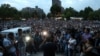 Armenia - Armenians rally in Yerevan's Liberty Square in support of opposition gunmen locked in a standoff with security forces, 30Jul2016.