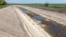 UKRAINE – Dry irrigation North Crimean Canal. 2015