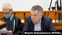 Общественный деятель Оразалы Ержанов на суде по его делу. 22 мая 2026