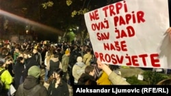 Protest u Podgorici 13. decembar 2024. Montenegro