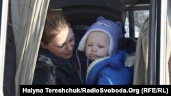 Вимушені переселенці з Донбасу, Львів, 16 лютого 2015 року