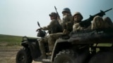 Ukraine solders practice to take down drones
